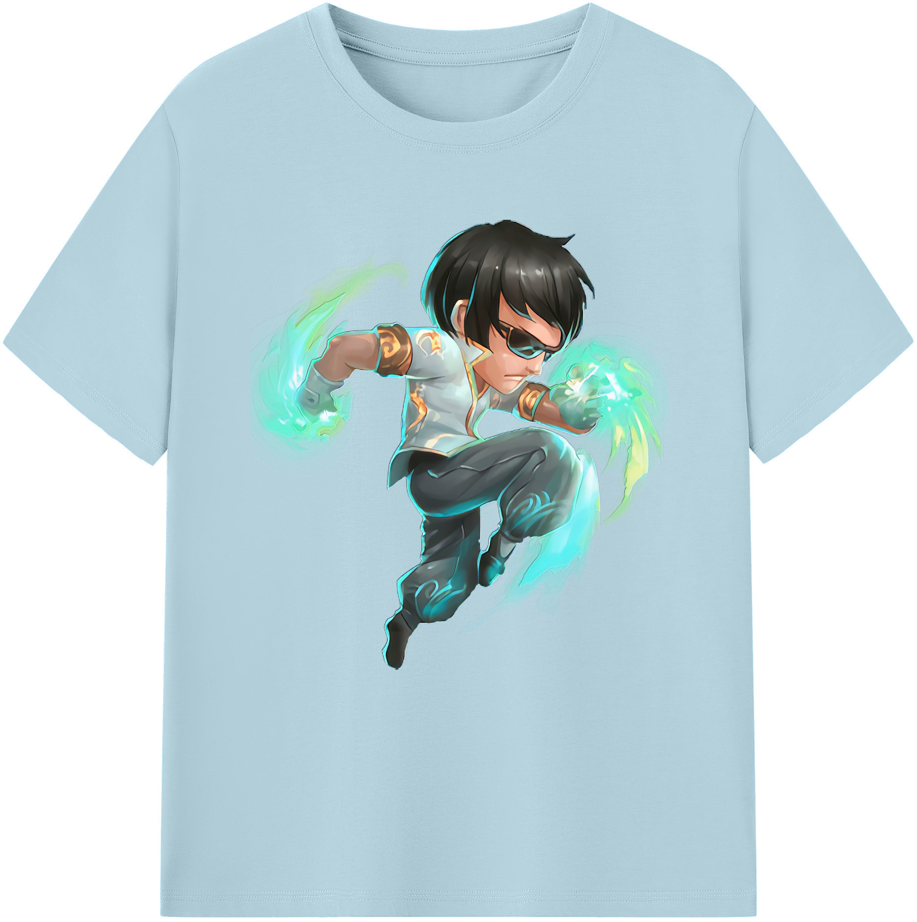 （画像用） リーグ・オブ・レジェンド League of Legends LOL 綿100％半袖Tシャツ（フロントプリント）